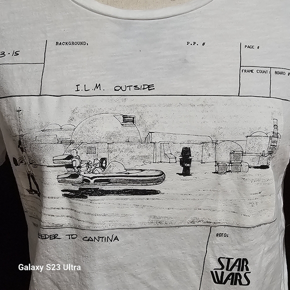 Disney Star Wars Concept Artwork Speeder T-Shirt Color Changing, White, Small - Picture 4 of 9
